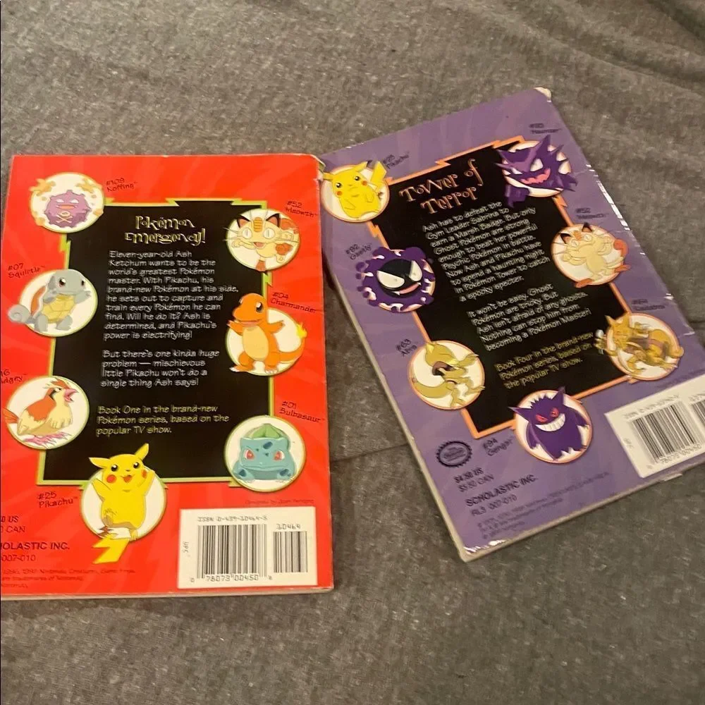 Pokemon Books Set